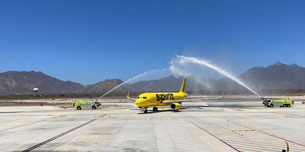 Spirit Airlines, inaugura su vuelo Los Ángeles – Los Cabos