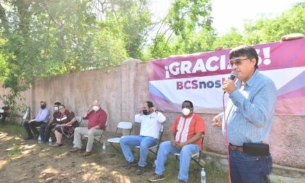 Oscar Leggs realiza gira de agradecimiento junto al gobernador electo en la zona rural de San José del Cabo