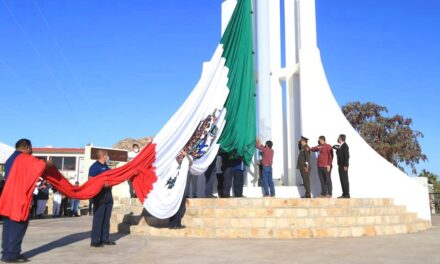 Este 24 de febrero se conmemoró en Los Cabos el Día de la Bandera de México￼