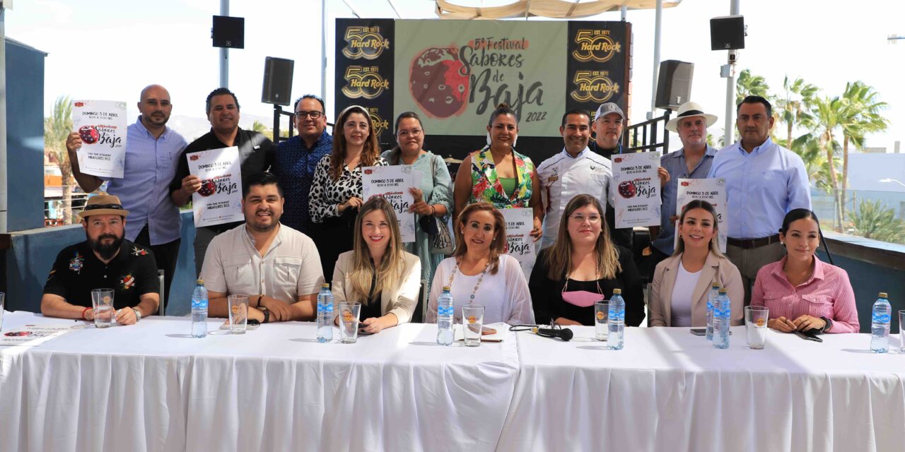 Rueda de Prensa 5º Festival Sabores de Baja 2022.