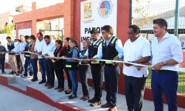 ¡Compromiso cumplido! Inaugura presidente municipal, Oscar Leggs Castro importantes obras para familias del Infonavit Viejo en CSL.