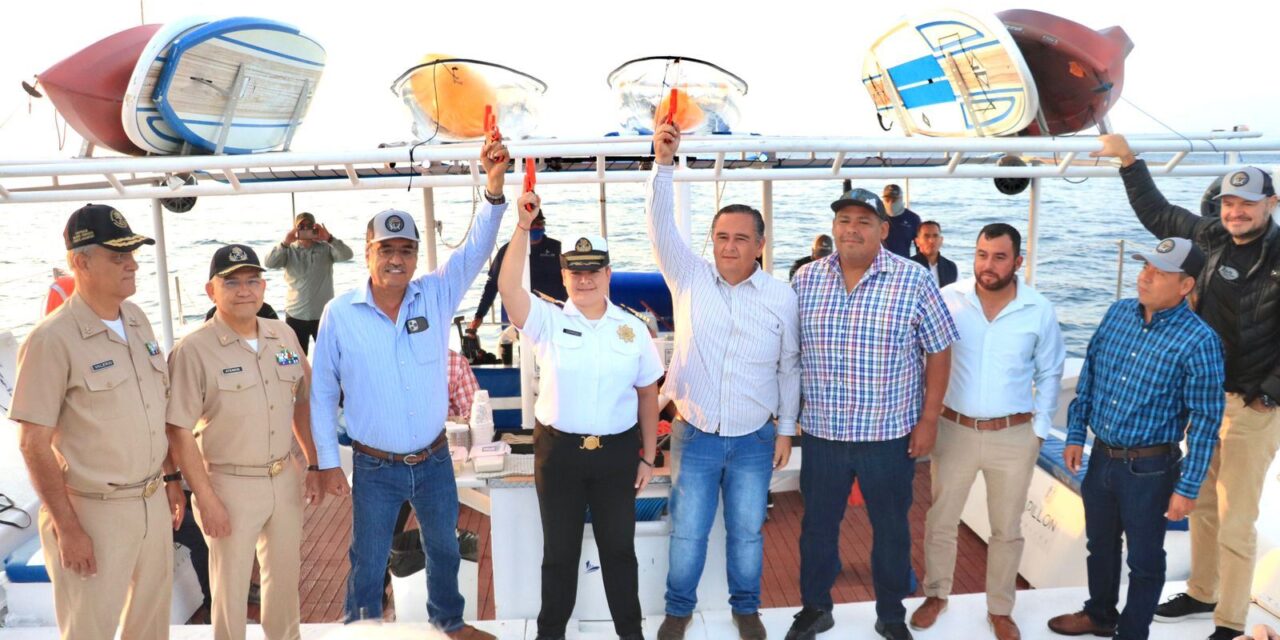 Da alcalde de Los Cabos Oscar Leggs Castro disparo de salida al torneo de pesca «Pelagic Triple Crown of Fishing 2022»