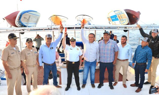 Da alcalde de Los Cabos Oscar Leggs Castro disparo de salida al torneo de pesca «Pelagic Triple Crown of Fishing 2022»